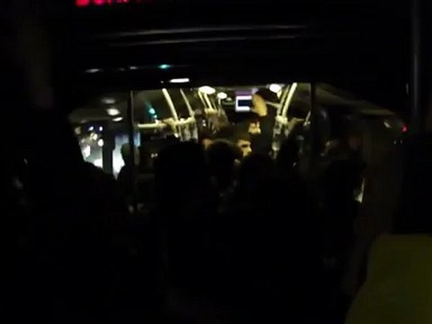 30 Aralık 2011 Fenerbahçe Ülker - Galatasaray MP Maçı Dönüş Metrobüs