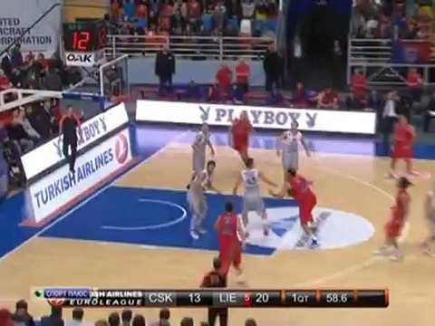 ЦСКА - Летувос Ритас 1-2 четверть Евролига