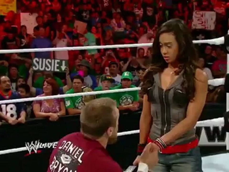 AJ Lee, CM Punk & Daniel Bryan Segment