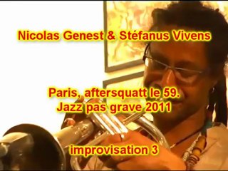 Genest-Vivens improvisation 3 jazz pas grave