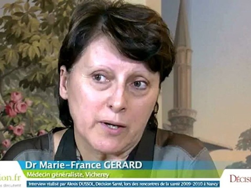 Entretien avec le Dr Marie-France GERARD