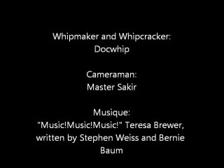 Whiptargeting with a 10ft indy cowhide bullwhip