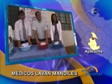 Ayacucho: Medicos en huelga del MINSA lavaron mandiles