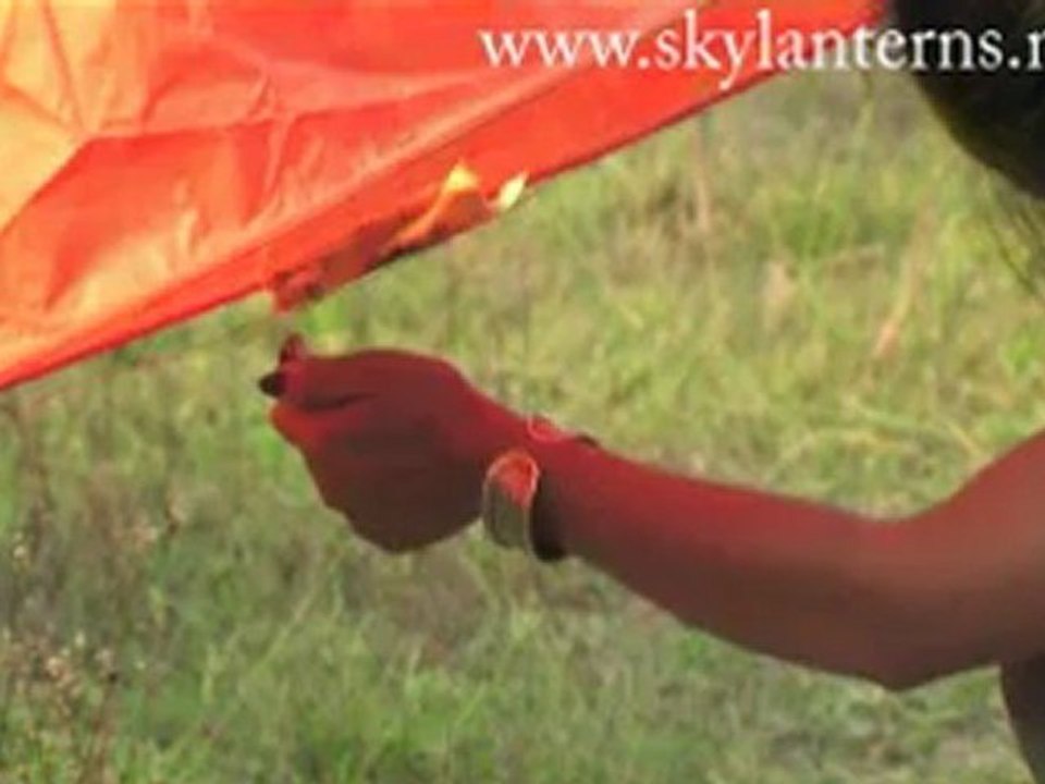 Coloured medium Sky Lantern