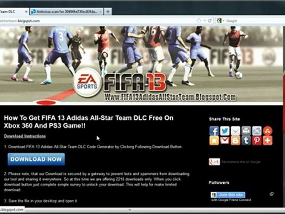 FIFA 13 Adidas All-Star Team DLC - Xbox 360 - PS3