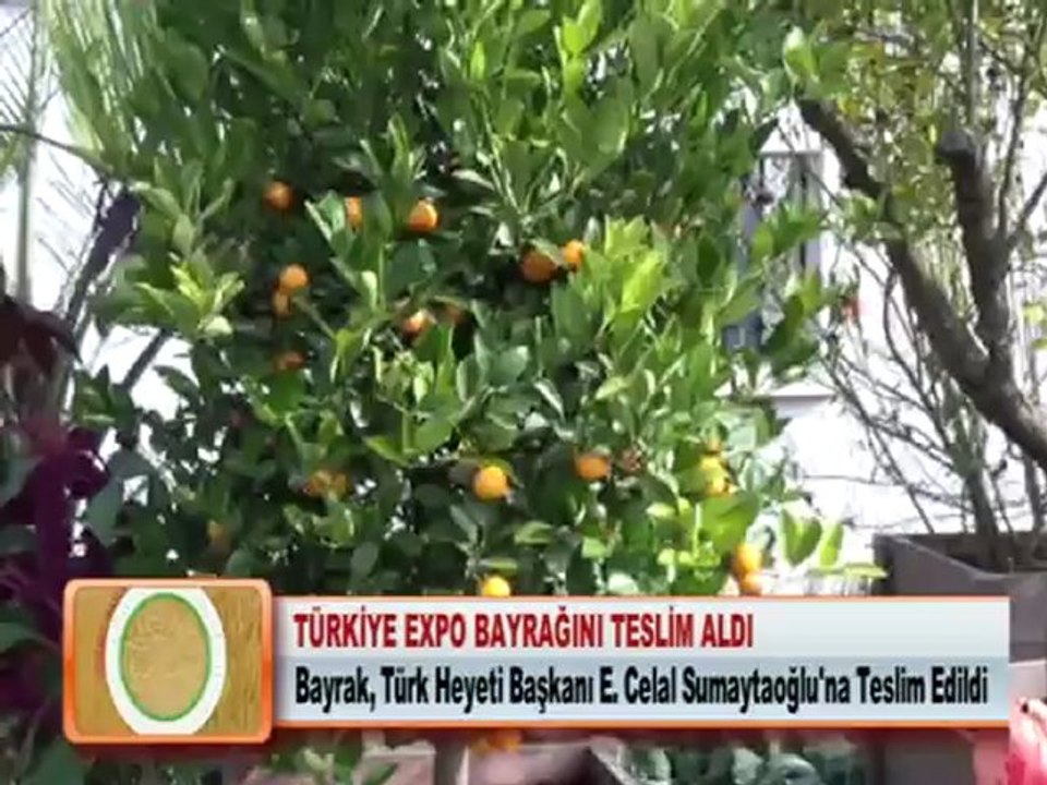 Türkiye EXPO bayrağını teslim aldı