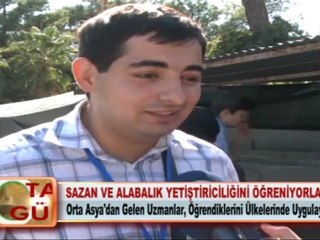 SAZAN VE ALABALIK YETİŞTİRİCİLİĞİNİ ÖĞRENİYORLAR