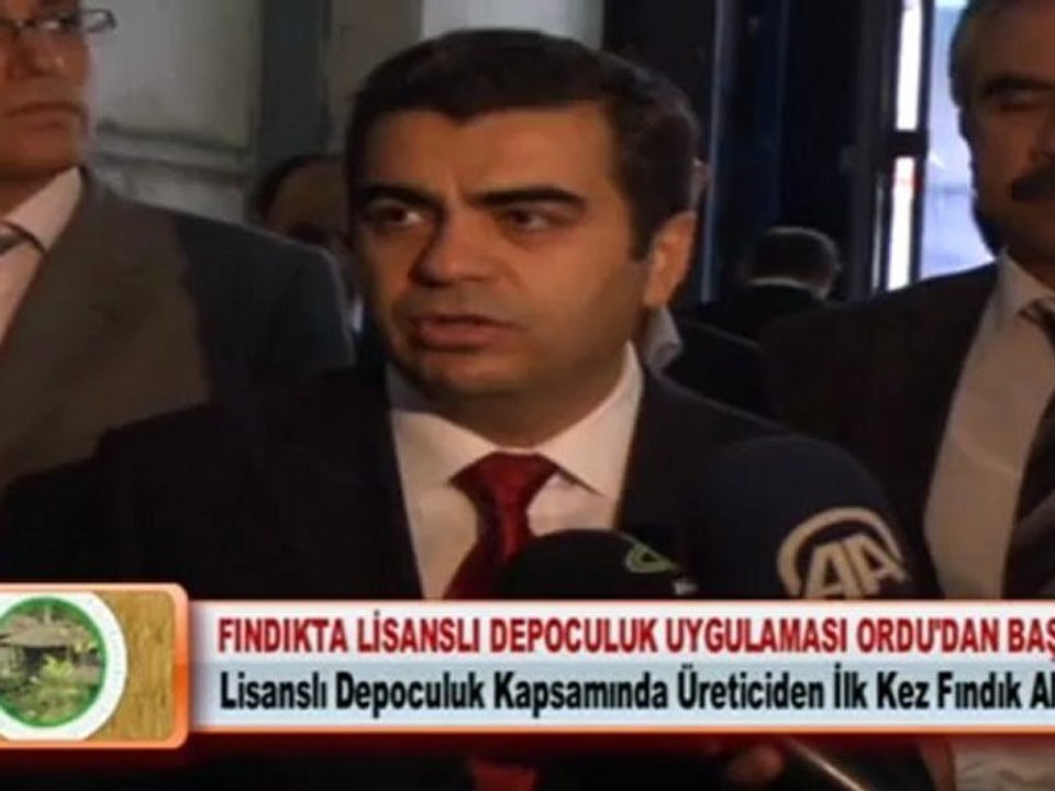 FINDIKTA LİSANSLI DEPOCULUK UYGULAMASI ORDU'DAN BAŞLADI