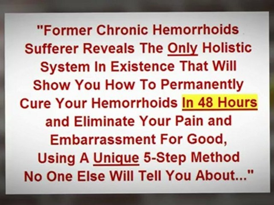 How to cure internal hemorrhoids fast naturally at home