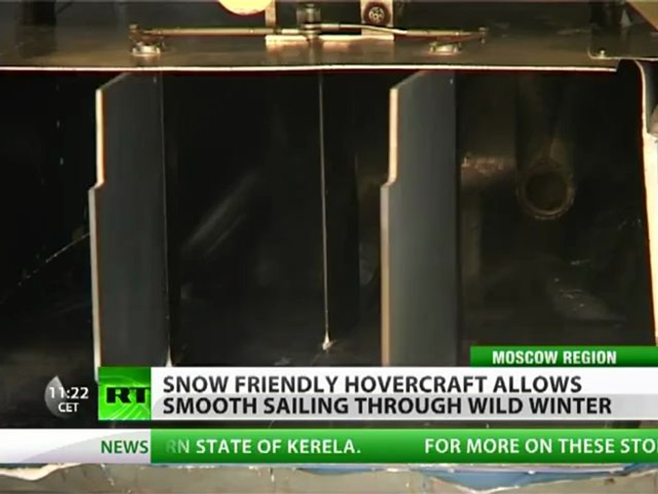 Mad Drifts on Snowdrifts: Personal hovercraft for wild winter fun