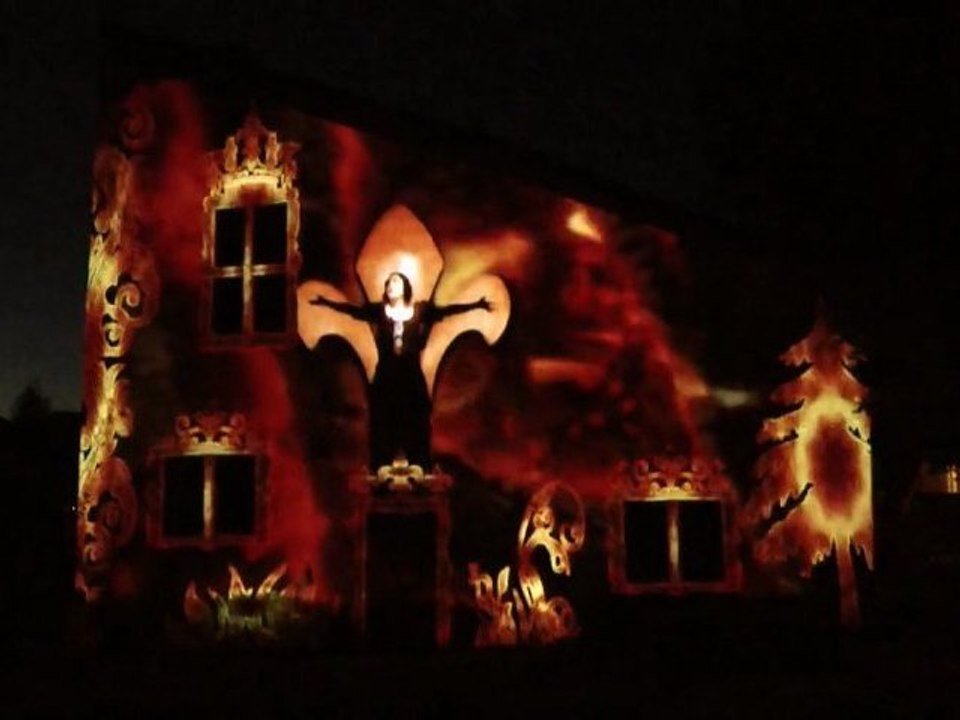 Video Mapping Joan of Arc Birth House