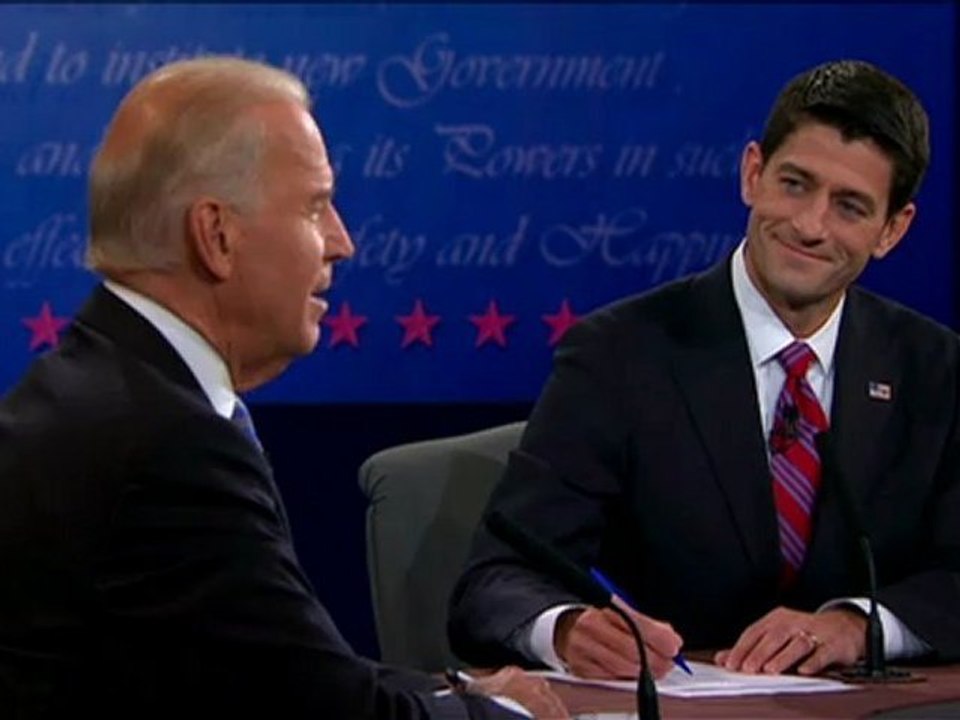 Kämpferischer Biden punktet in TV-Debatte gegen Ryan