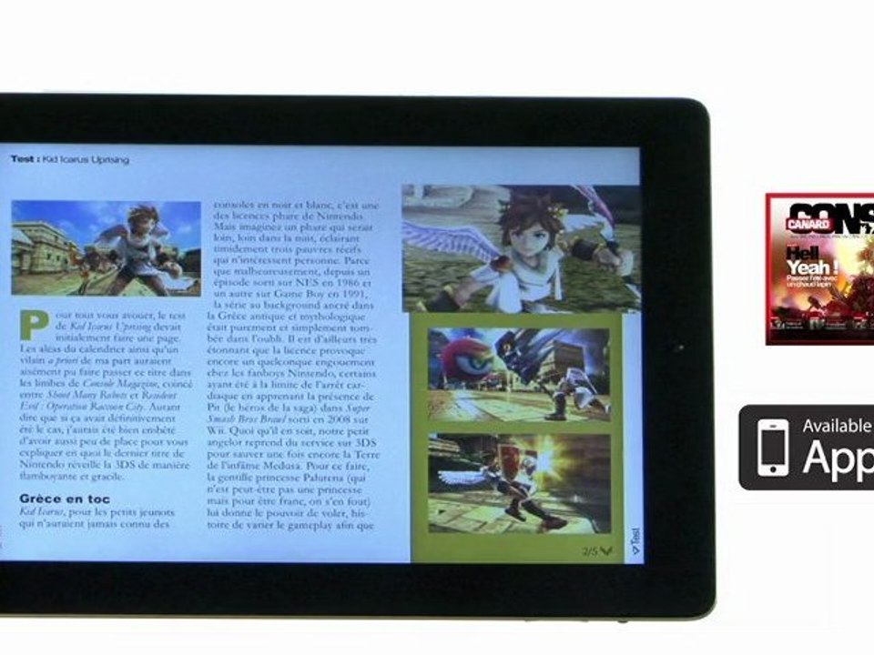 Canard Console - Test - iPad