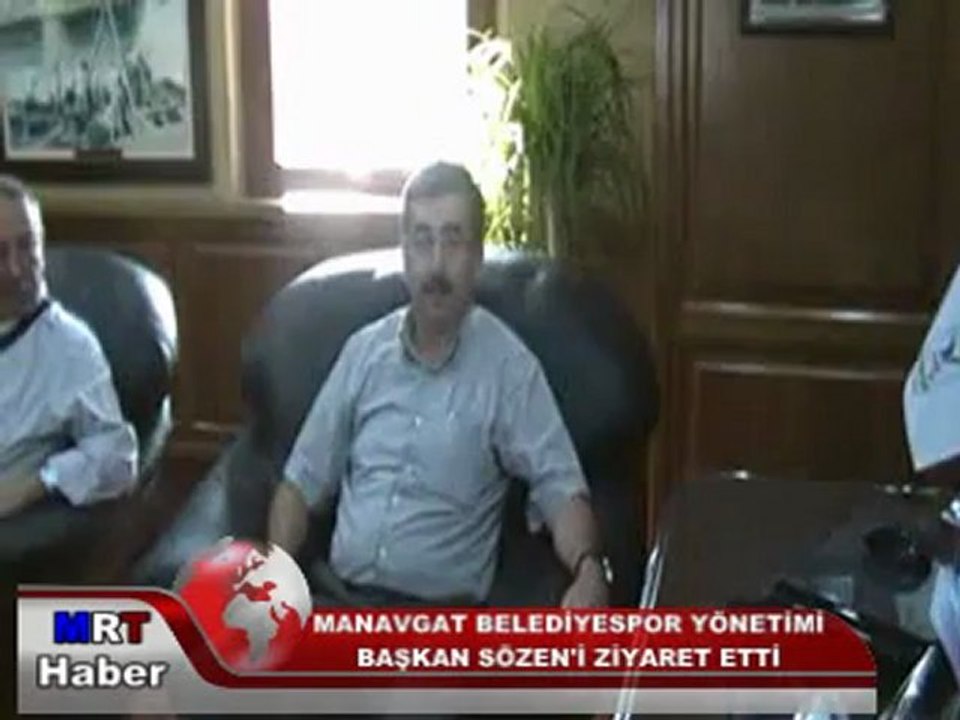 MANAVGAT BELEDİYESPORDAN BAŞKAN SÖZEN'E ZİYARET