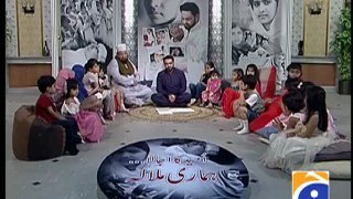 Umeed Ka Ujala!! Hamari Malala Program With Aamir Liaquat Hussain Part 4 to 5