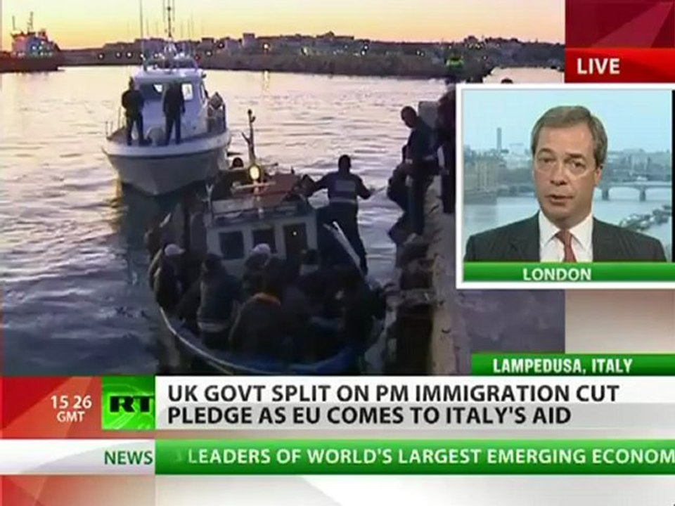 Nigel Farage: Mass migrants to spill over open borders while UK in EU