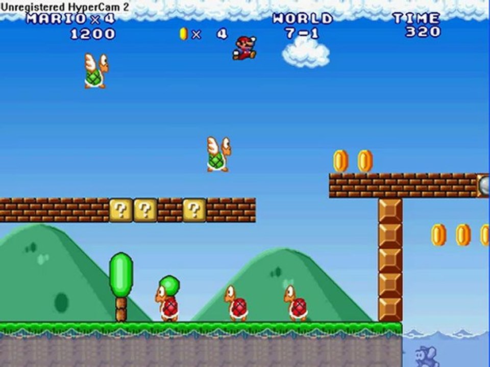 Mario Forever świat 7-1 speed run