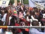 Mali: Manifestations pour une intervention de la CEDEAO