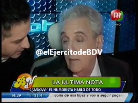 Gasalla se fue de Showmatch. La última nota que hizo con Angel de Brito