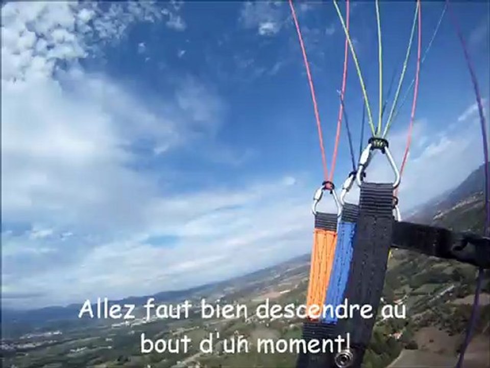 Parapente - Peyrepertuse 06-10-2012