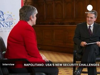 Jane Napolitano: "La aviación y el ciber terrorismo son...
