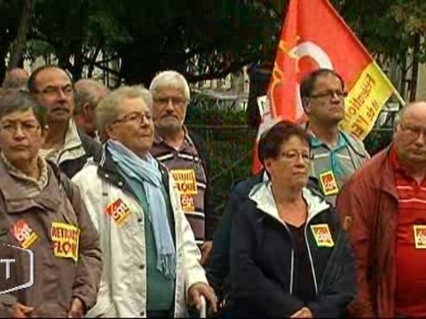 Les retraités manifestent à la Roche-sur-Yon