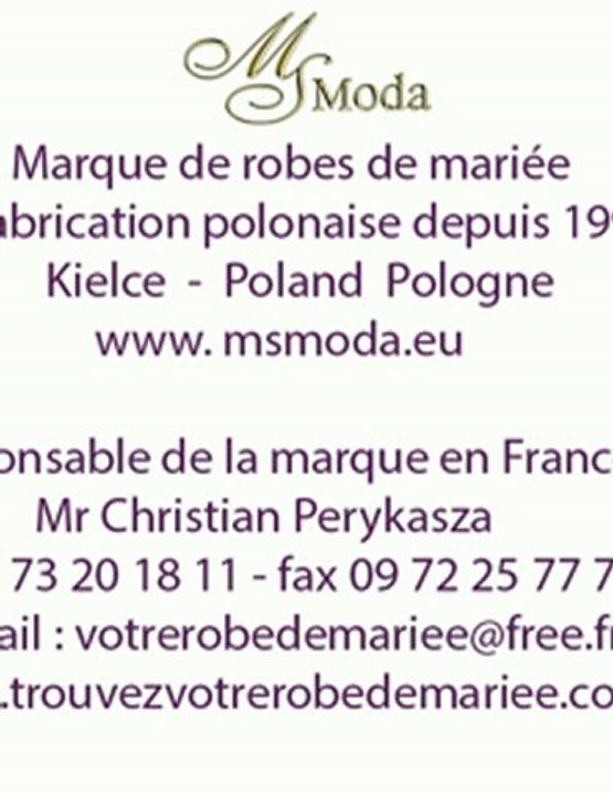 MS MODA France Belgique Christian Perykasza collection robes de mariée 2013