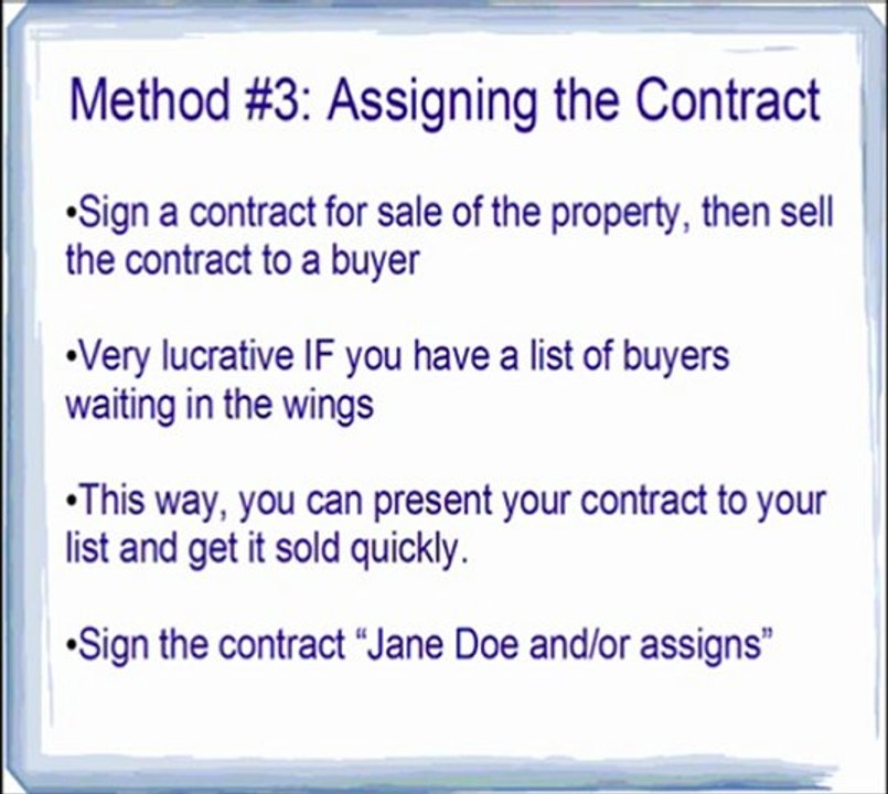 Real Estate Investing - Buy A House With No Money Down! (Part 2)