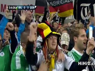 جميع اهداف مقابلة إيرلندا ضد ألمانيا