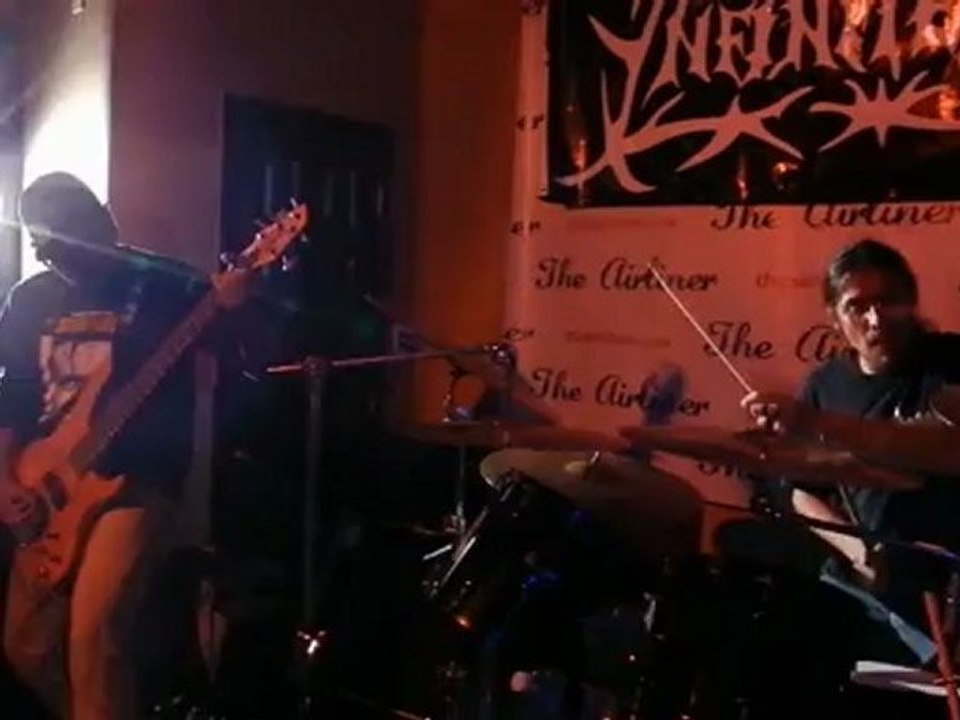 INFINITE DEATH They Feed at Dawn live at the Airliner 10/07/2012