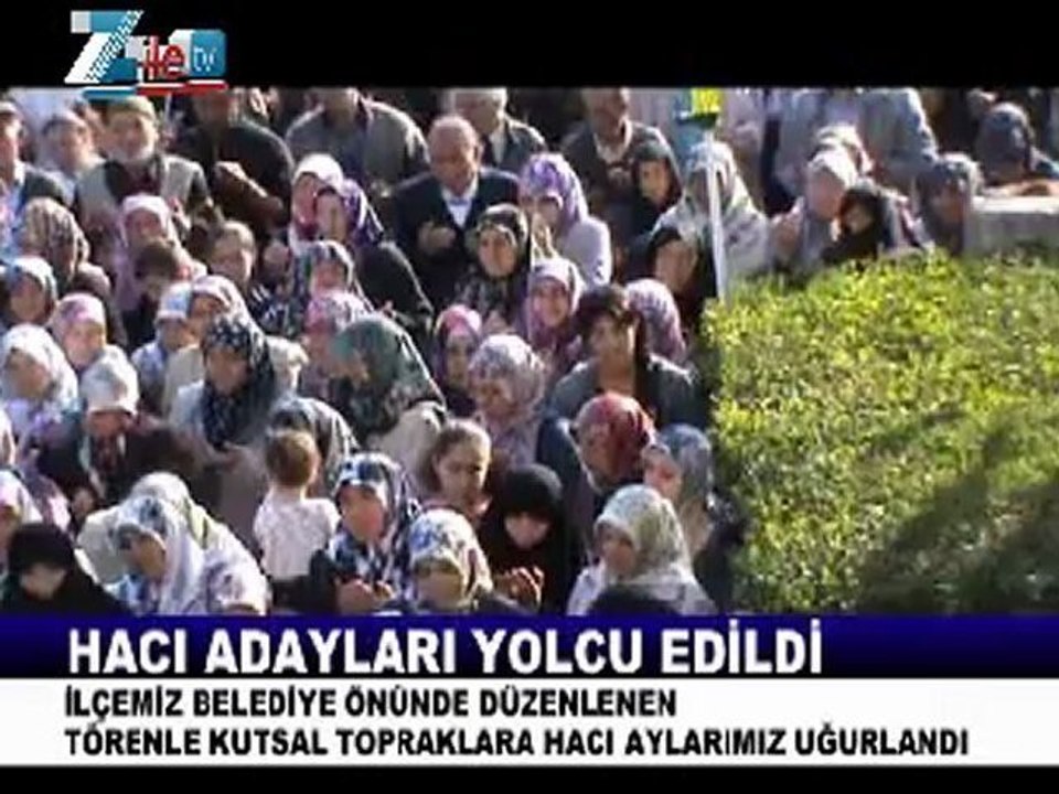 Hacı adayları zileden yolcu edildi.2012