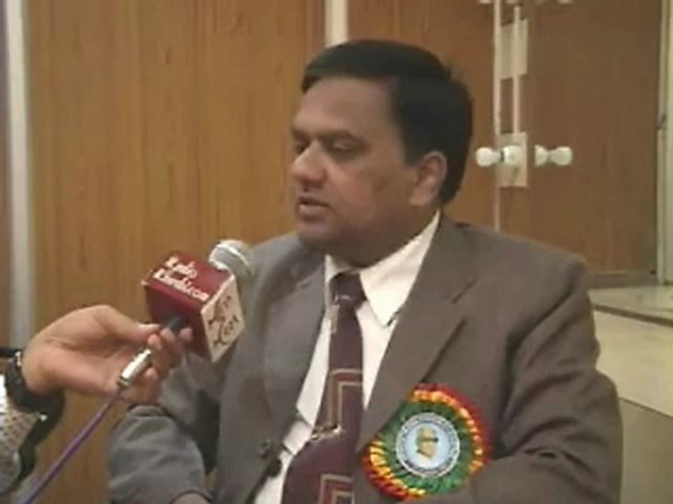 N N Murthy speaks at an Interview on his Limca Record 2008 at Radio Khushi