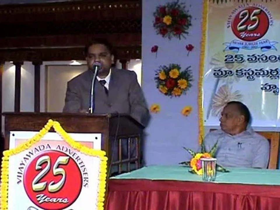 N N Murthy speaks on Need of Advertising at Vijayawada