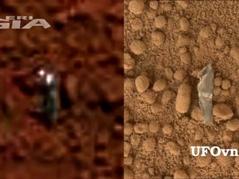 UFO, Alien Insecte. Discovered. Mars. NASA .Rover Curiosity, 10. 2012