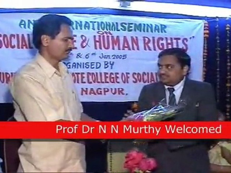N N Murthy Inaugurates Seminar on Human Rights at Thote College, Nagpur