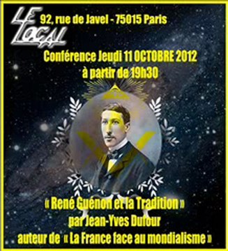 René Guénon et la Tradition (Jean-Yves Dufour) partie 1/2