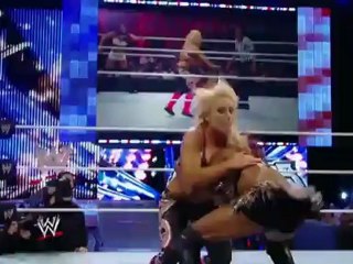 Alicia Fox and Melina vs Natalya and Gail Kim