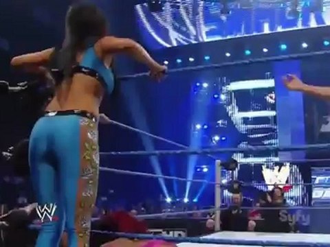 Alicia Fox, Rosa Tamina vs Natalya, AJ Kaitlyn