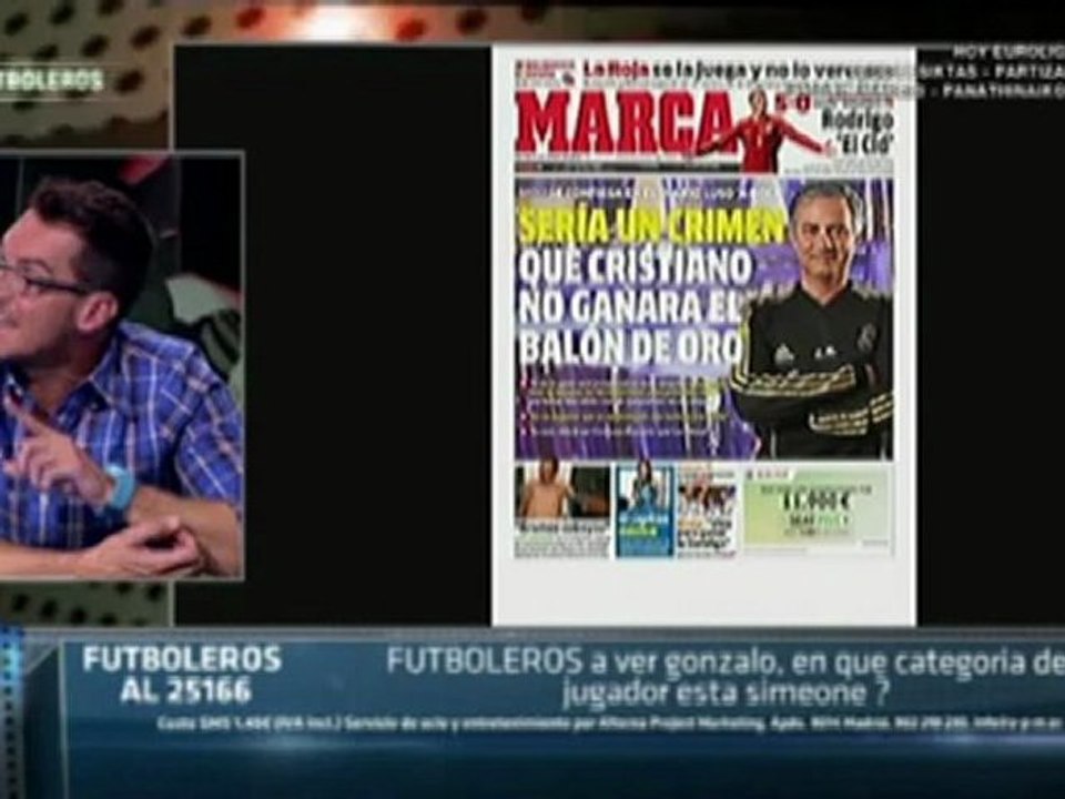 7 MARCA TV FUTBOLEROS DEL JUEVES 11 DE OCTUBRE DE 2012. 11_10_2012