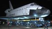 Shuttle Endeavour Departs LAX Airport Hangar