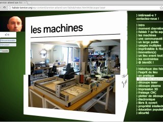 Yann Lossouarn présente le projet de Fablab de Lannion