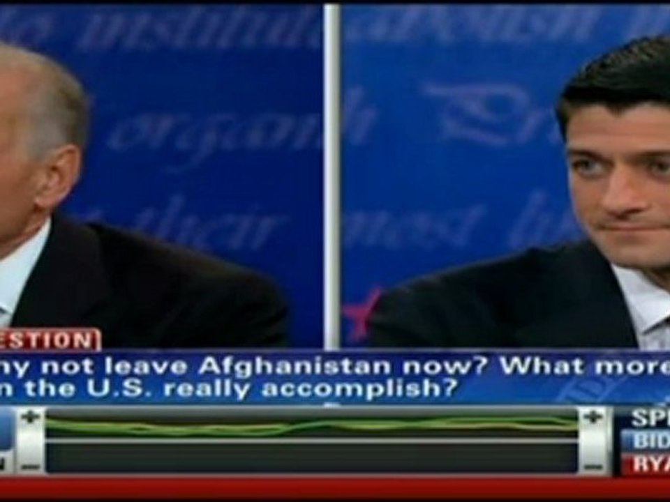 Le débat des vice président américains Biden vs Ryan 2-3