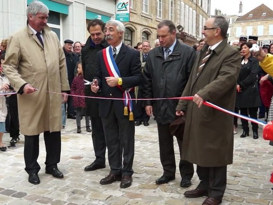 Inauguration Place Diderot à Langres