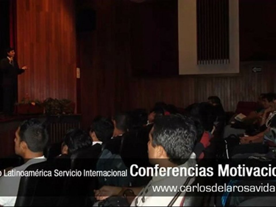 Orador Positivo Carlos de la Rosa Vidal