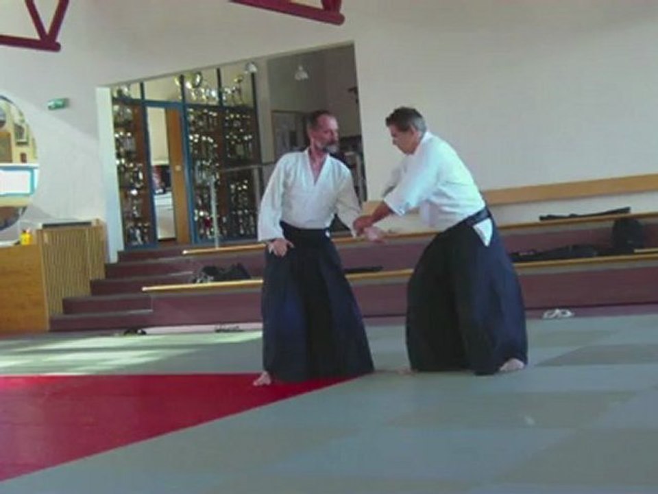 Gyaku-hanmi katate-dori Kote gaeshi Ura