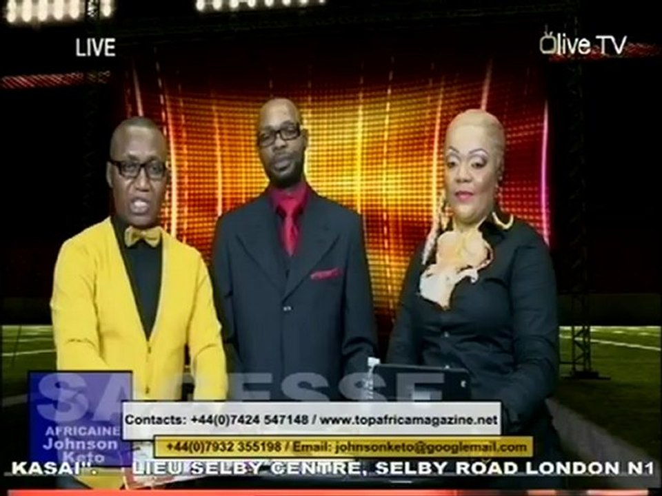 SAGESSE AFRICAINE AVEC JOHNSON KETO ET BENNY SAMBA SUR OLIVE TV SKY 594