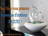 Fontaine interieur blanche zen KAZUKI (disponible sur www.ping-deco.fr)