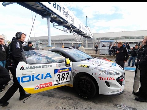 Team Peugeot RCZ Nokia VLN 2012 Pitlane Essais