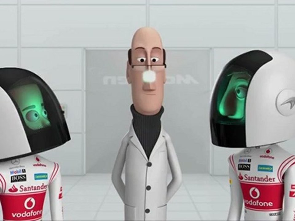 McLaren Tooned - Episode 3: Track To The Future HD 720p