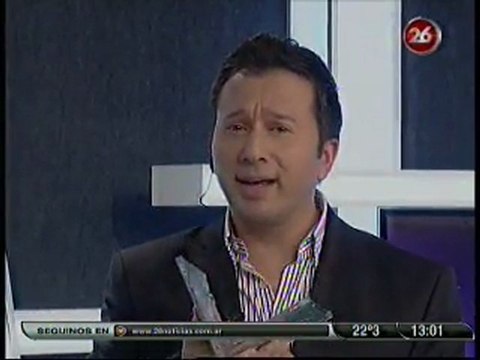 Canto 4 a toda música en el Diario del Domingo, con Luis Bremer